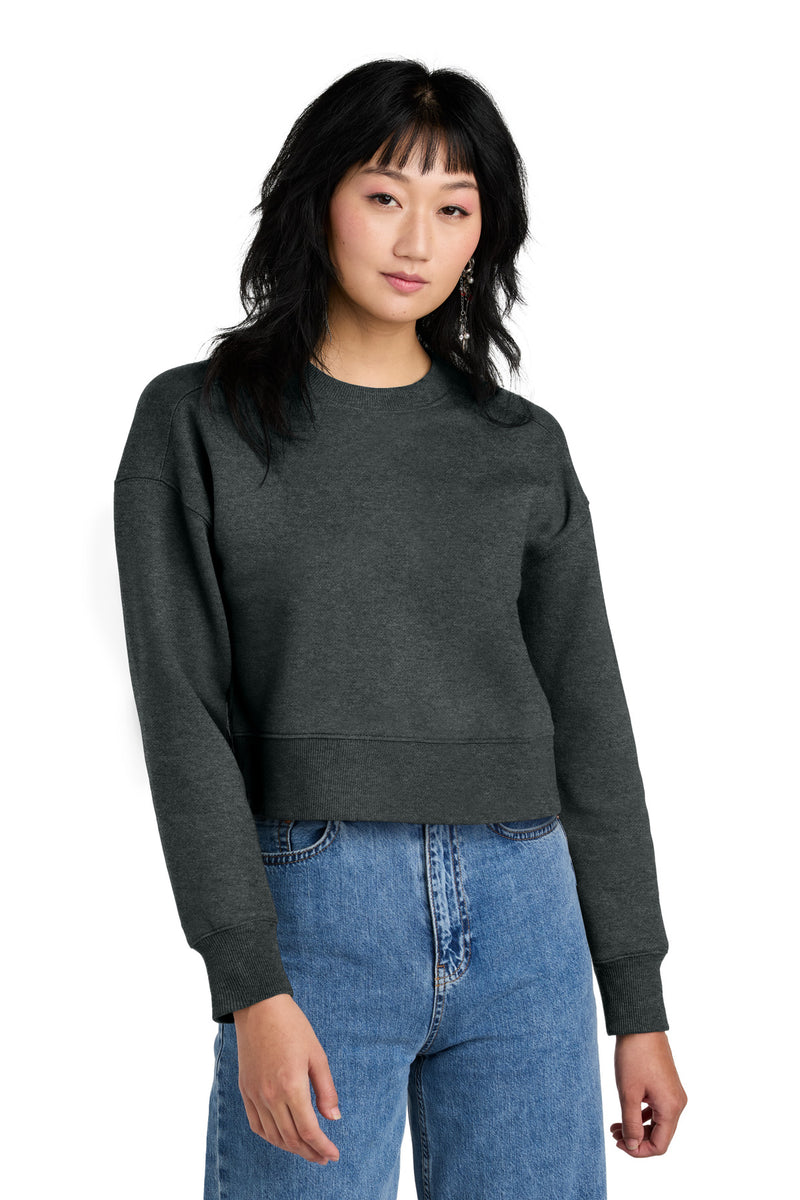 Load image into Gallery viewer, District  Women&#39;s Perfect Weight  Fleece Cropped Crew DT1105
