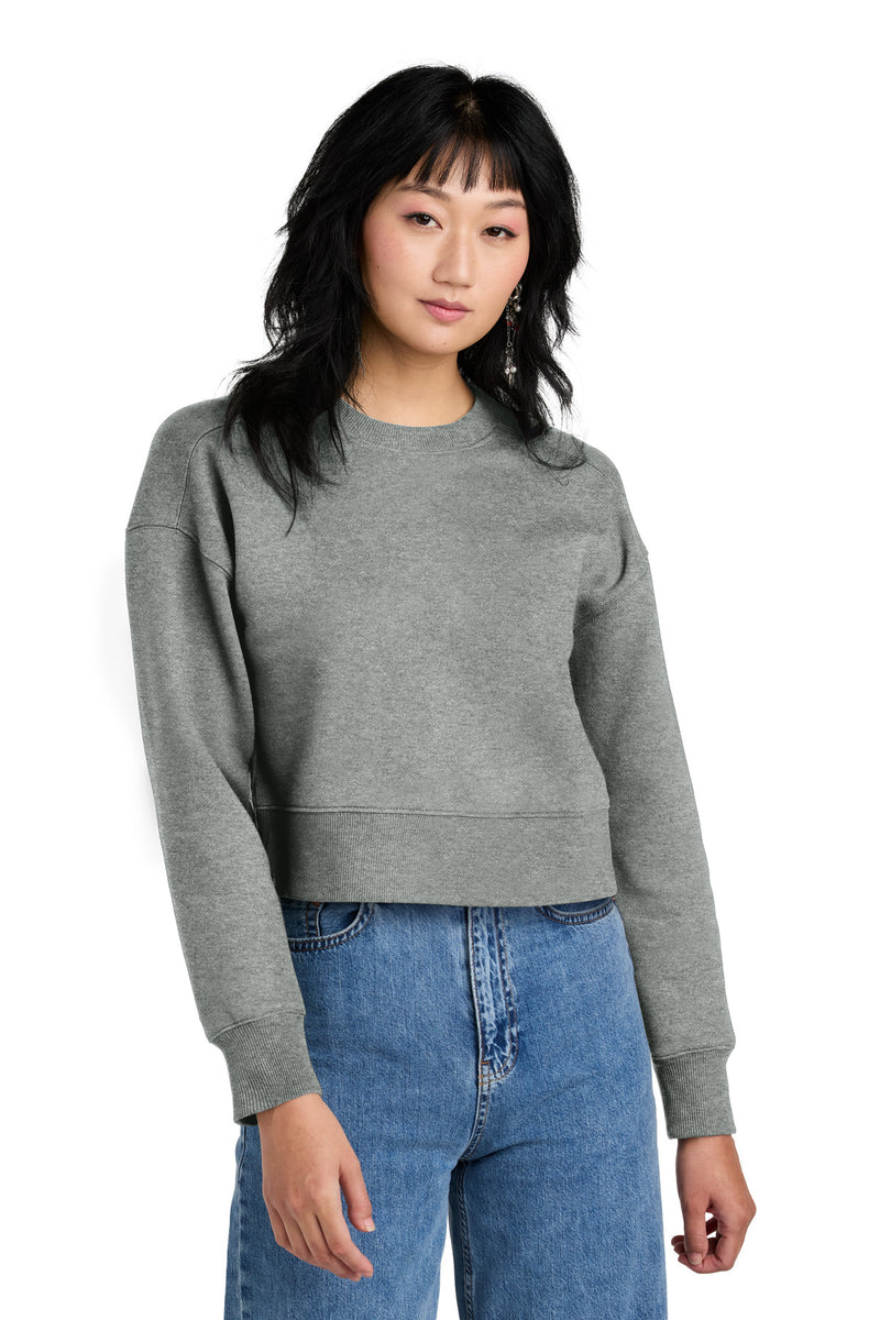Load image into Gallery viewer, District  Women&#39;s Perfect Weight  Fleece Cropped Crew DT1105
