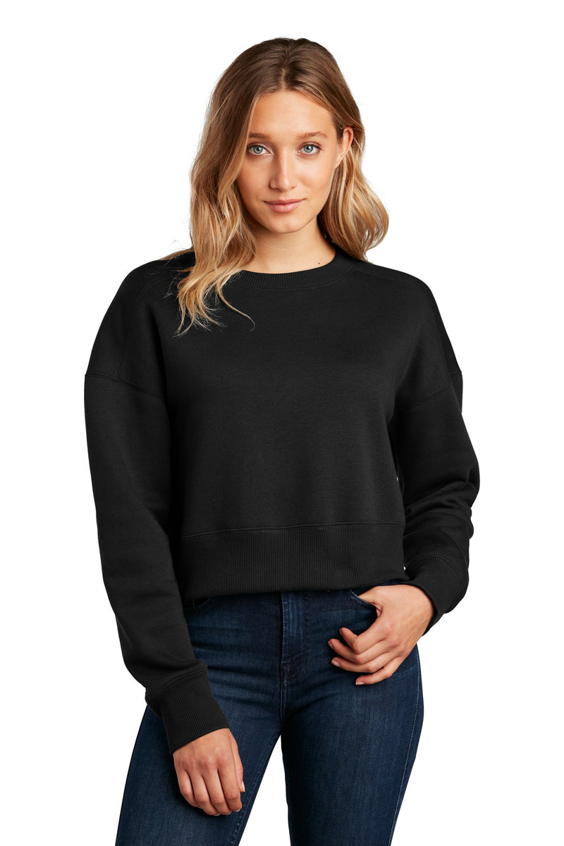 Load image into Gallery viewer, District  Women&#39;s Perfect Weight  Fleece Cropped Crew DT1105
