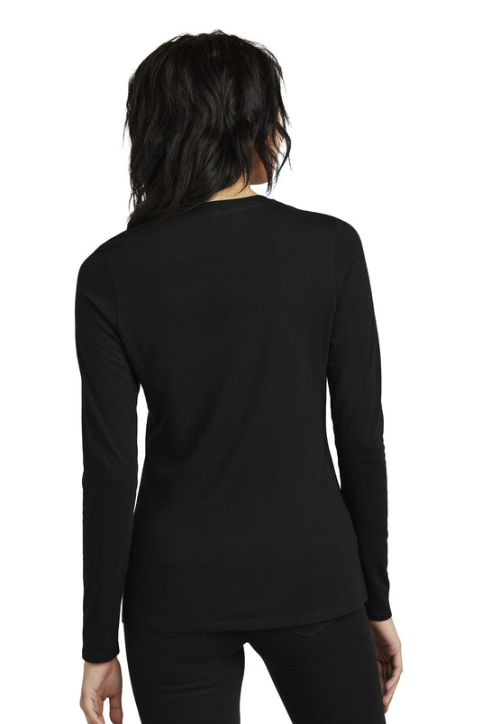 District Women's Perfect Blend CVC Long Sleeve Tee DT110