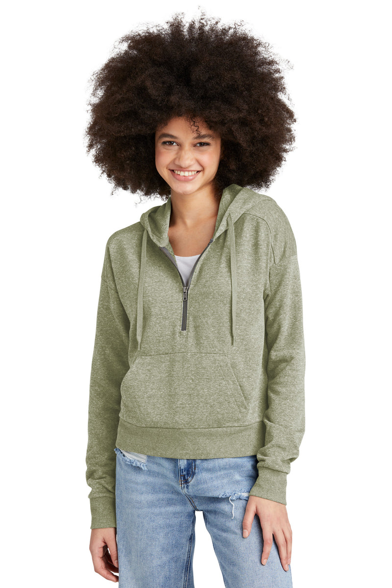 Load image into Gallery viewer, District Women&#39;s Perfect Tri Fleece 1/2-Zip Pullover DT1311
