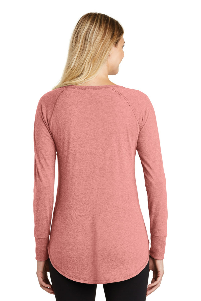 Load image into Gallery viewer, District  Women&#39;s Perfect Tri  Long Sleeve Tunic Tee. DT132L
