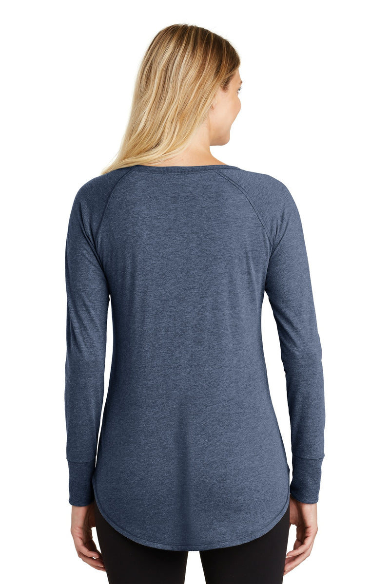 Load image into Gallery viewer, District  Women&#39;s Perfect Tri  Long Sleeve Tunic Tee. DT132L
