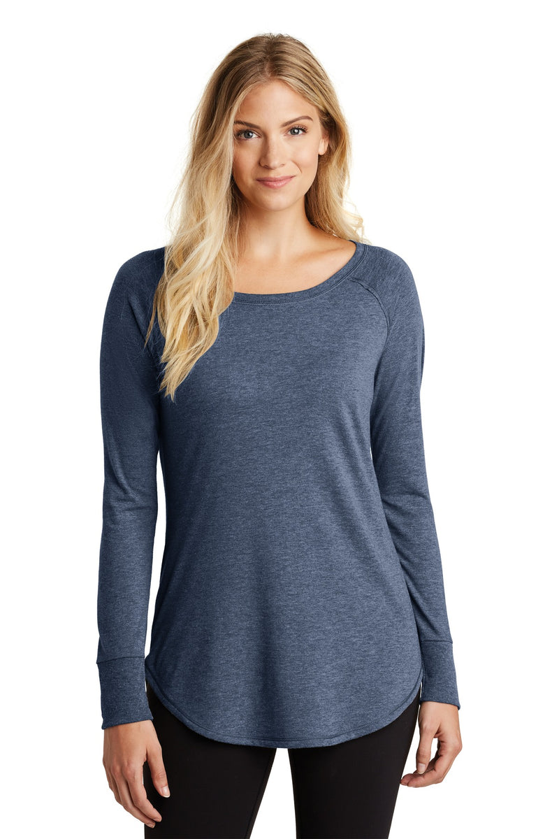 Load image into Gallery viewer, District  Women&#39;s Perfect Tri  Long Sleeve Tunic Tee. DT132L
