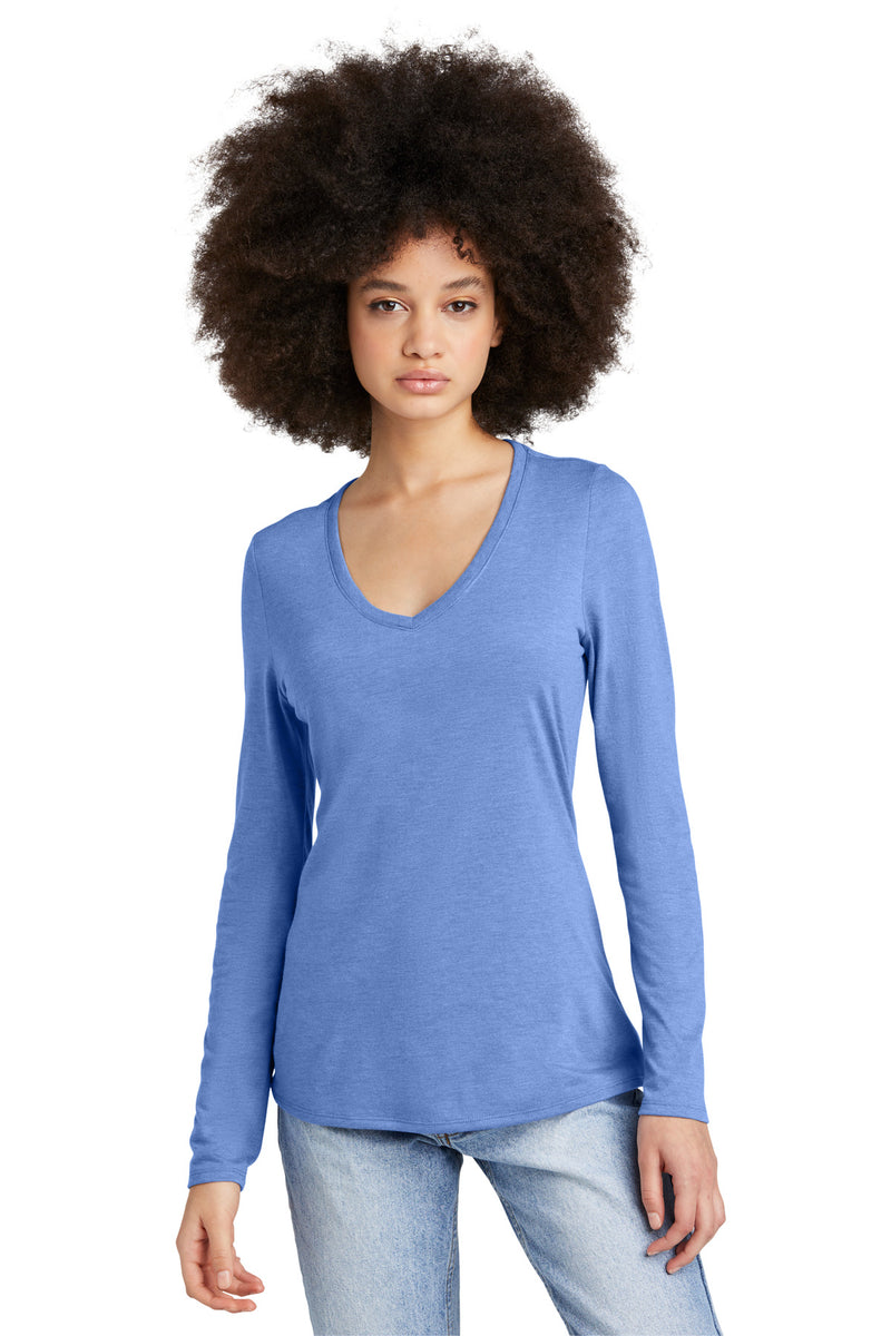 Load image into Gallery viewer, District Women&#39;s Perfect Tri Long Sleeve V-Neck Tee DT135
