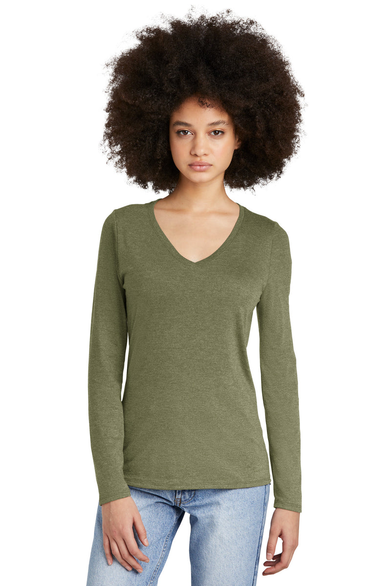 Load image into Gallery viewer, District Women&#39;s Perfect Tri Long Sleeve V-Neck Tee DT135
