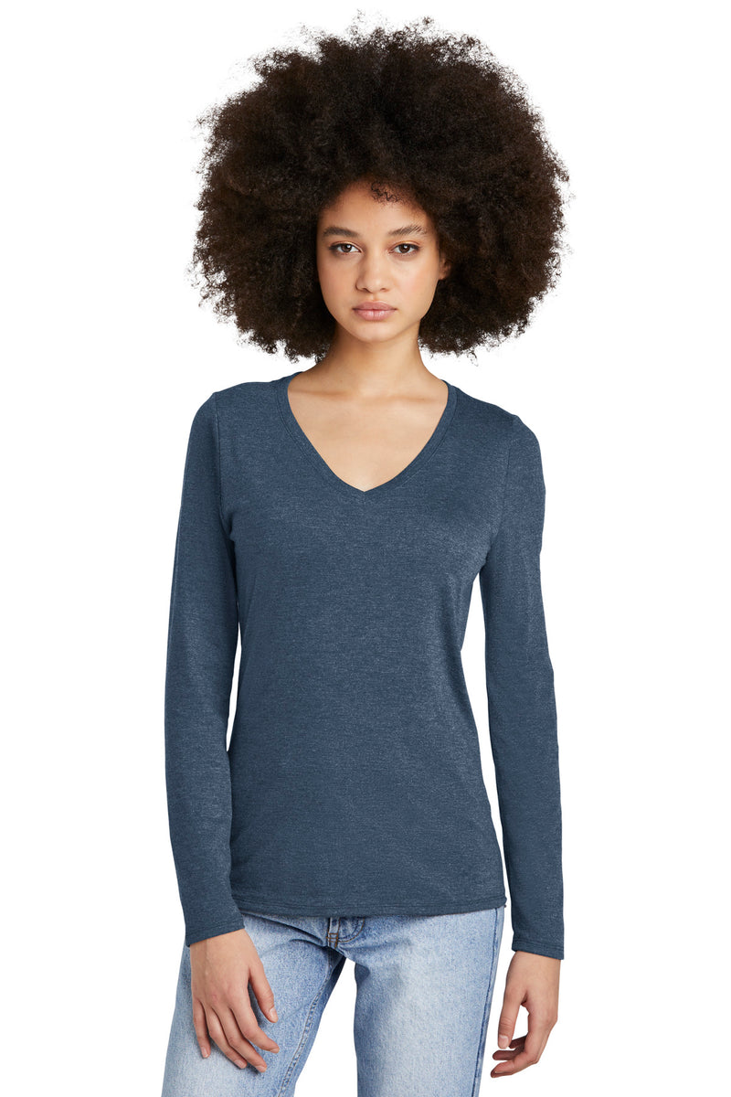 Load image into Gallery viewer, District Women&#39;s Perfect Tri Long Sleeve V-Neck Tee DT135
