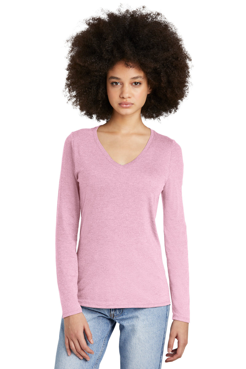 Load image into Gallery viewer, District Women&#39;s Perfect Tri Long Sleeve V-Neck Tee DT135
