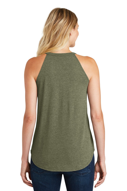 District   Women's Perfect Tri  Rocker Tank. DT137L