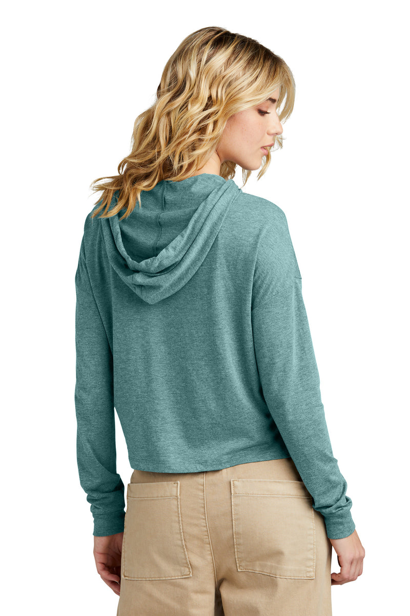 Load image into Gallery viewer, District Women&#39;s Perfect Tri Midi Long Sleeve Hoodie DT1390L
