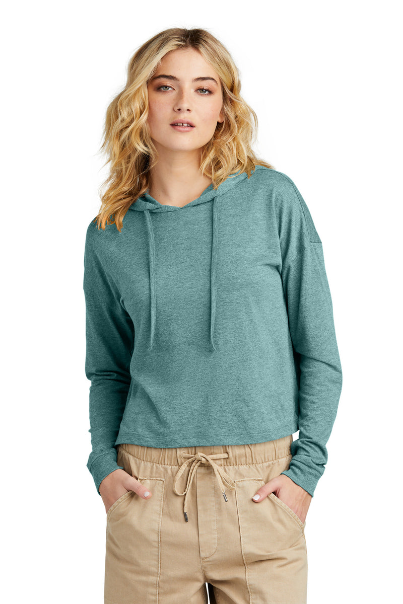 Load image into Gallery viewer, District Women&#39;s Perfect Tri Midi Long Sleeve Hoodie DT1390L
