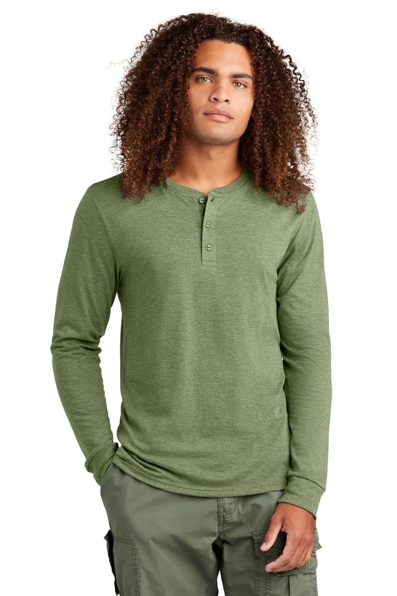 Load image into Gallery viewer, District Perfect Tri Long Sleeve Henley DT145
