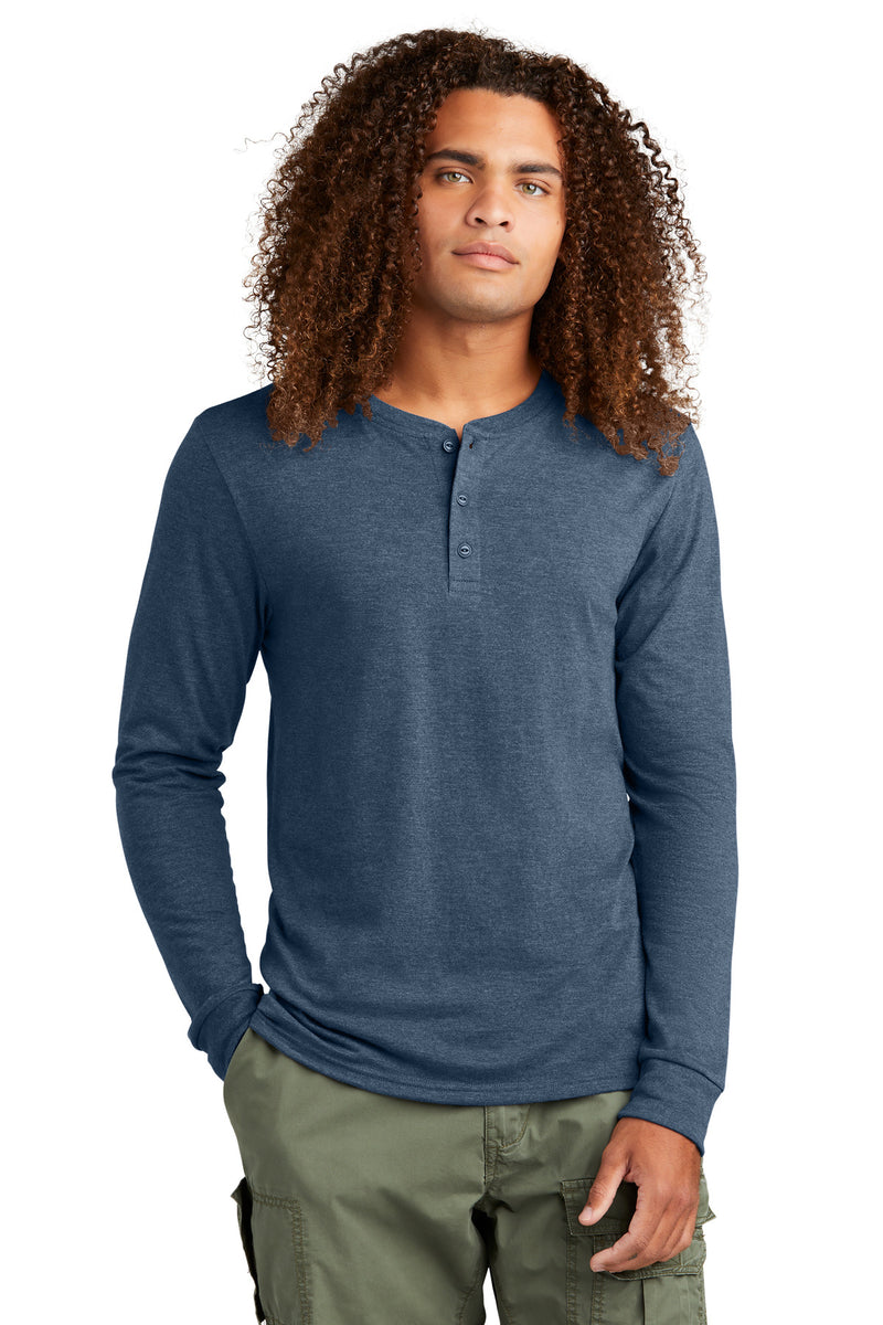 Load image into Gallery viewer, District Perfect Tri Long Sleeve Henley DT145
