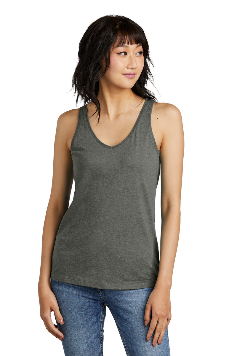 Load image into Gallery viewer, District Women&#39;s Perfect Blend CVC V-Neck Tank DT154
