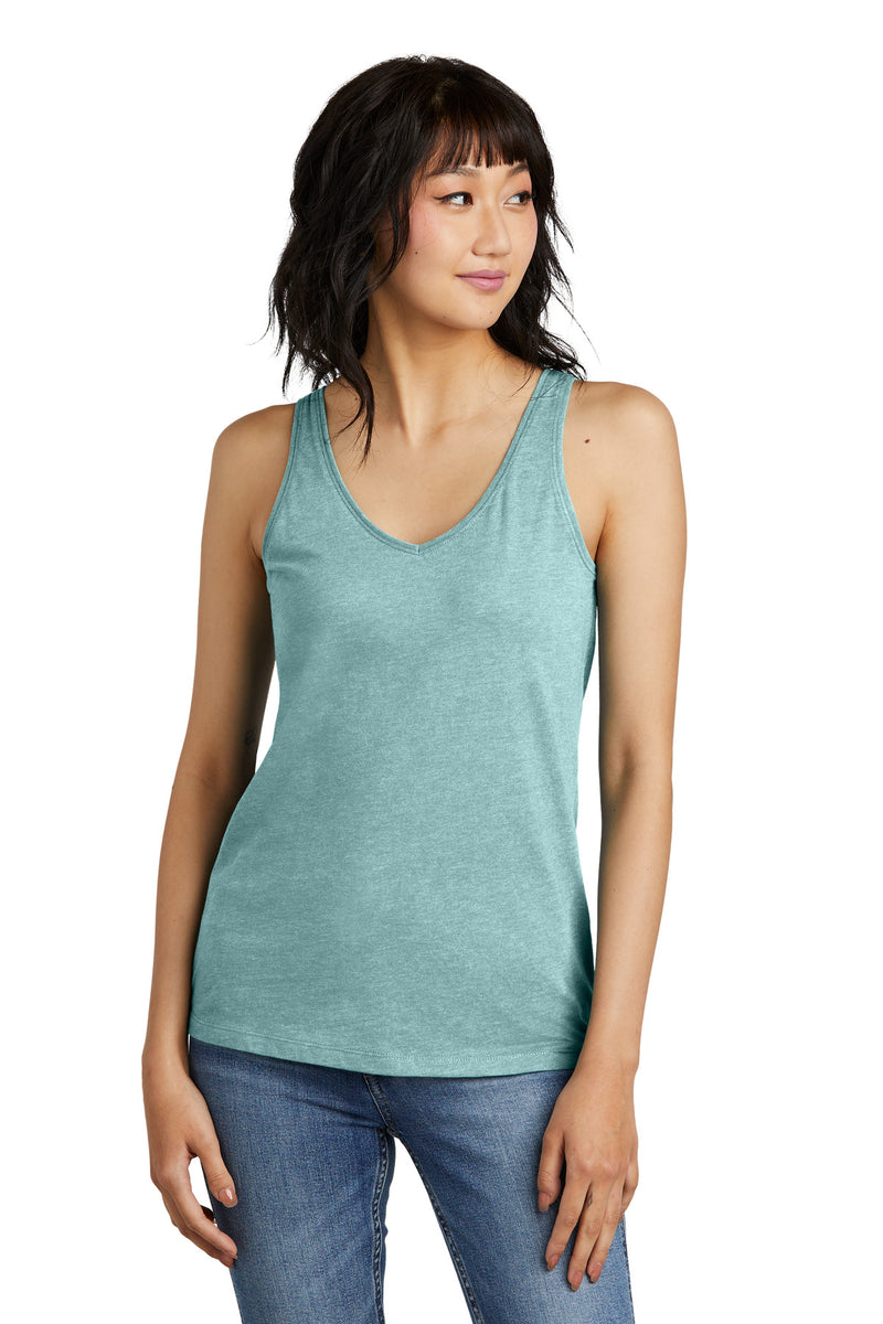 Load image into Gallery viewer, District Women&#39;s Perfect Blend CVC V-Neck Tank DT154
