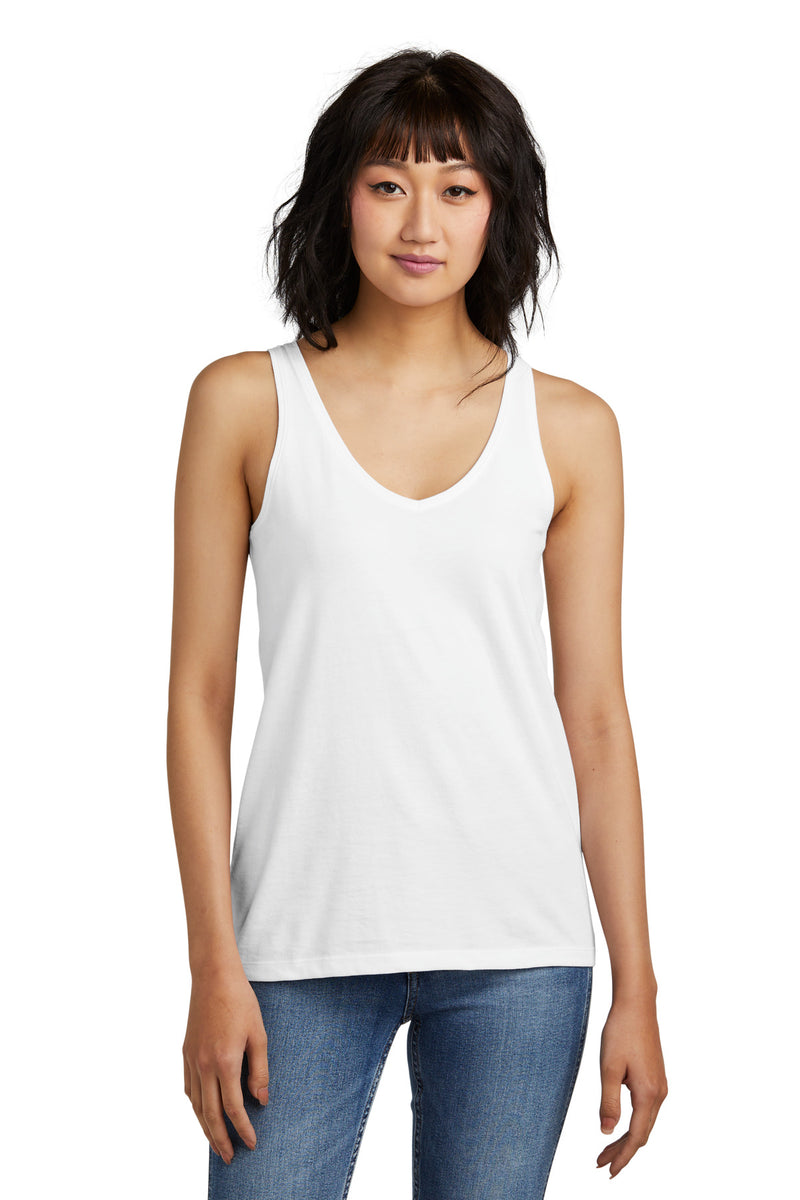 Load image into Gallery viewer, District Women&#39;s Perfect Blend CVC V-Neck Tank DT154
