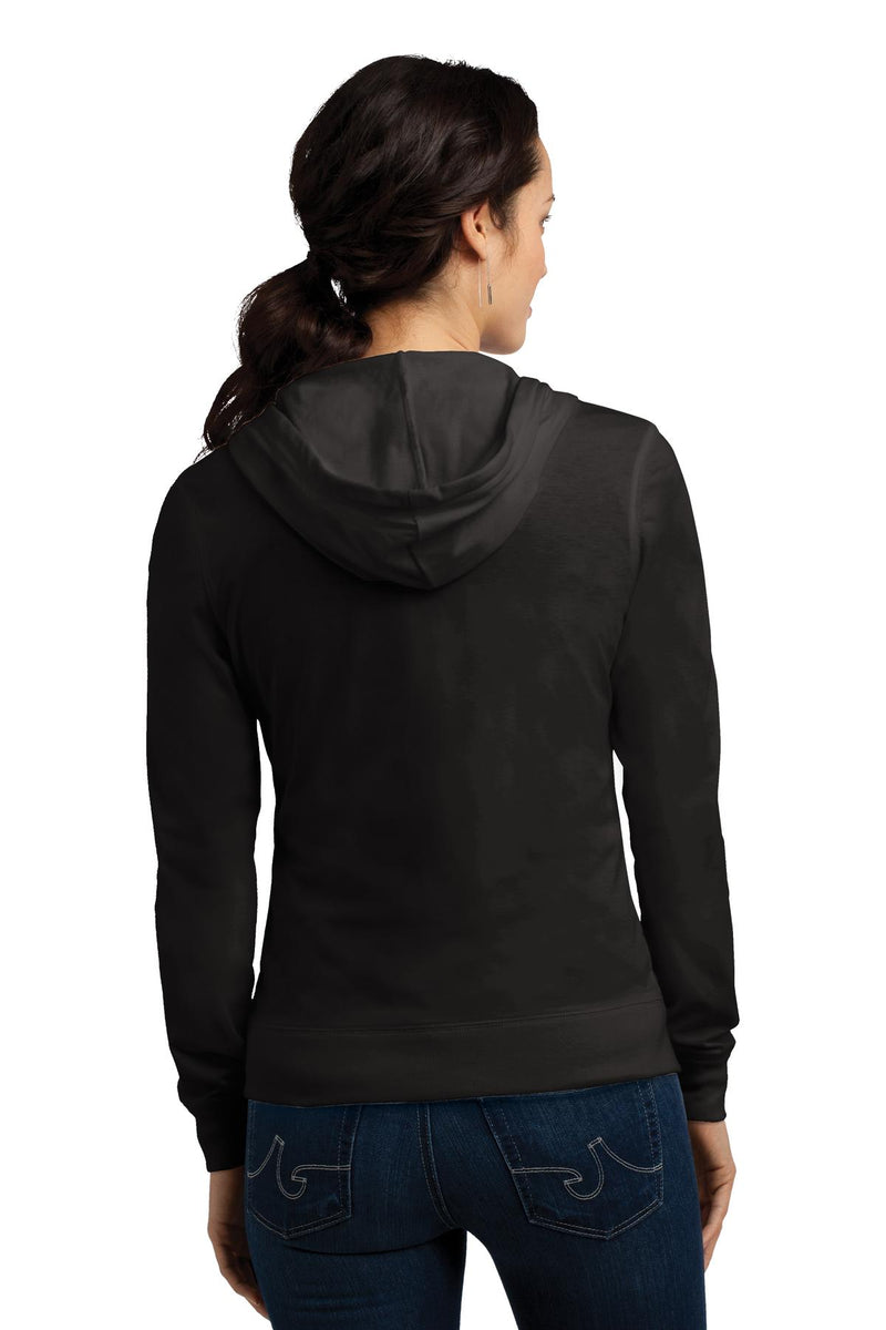 Load image into Gallery viewer, District Women&#39;s Fitted Jersey Full-Zip Hoodie. DT2100

