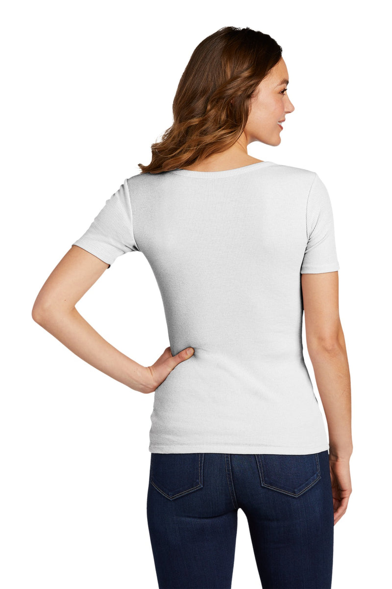 Load image into Gallery viewer, District Women&#39;s V.I.T.Rib Scoop Neck Tee DT6020
