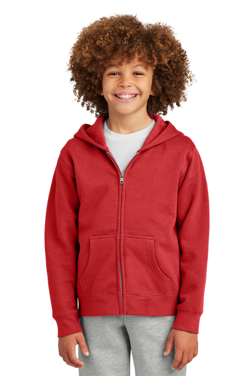 Load image into Gallery viewer, District Youth V.I.T. Fleece Full-Zip Hoodie DT6102Y
