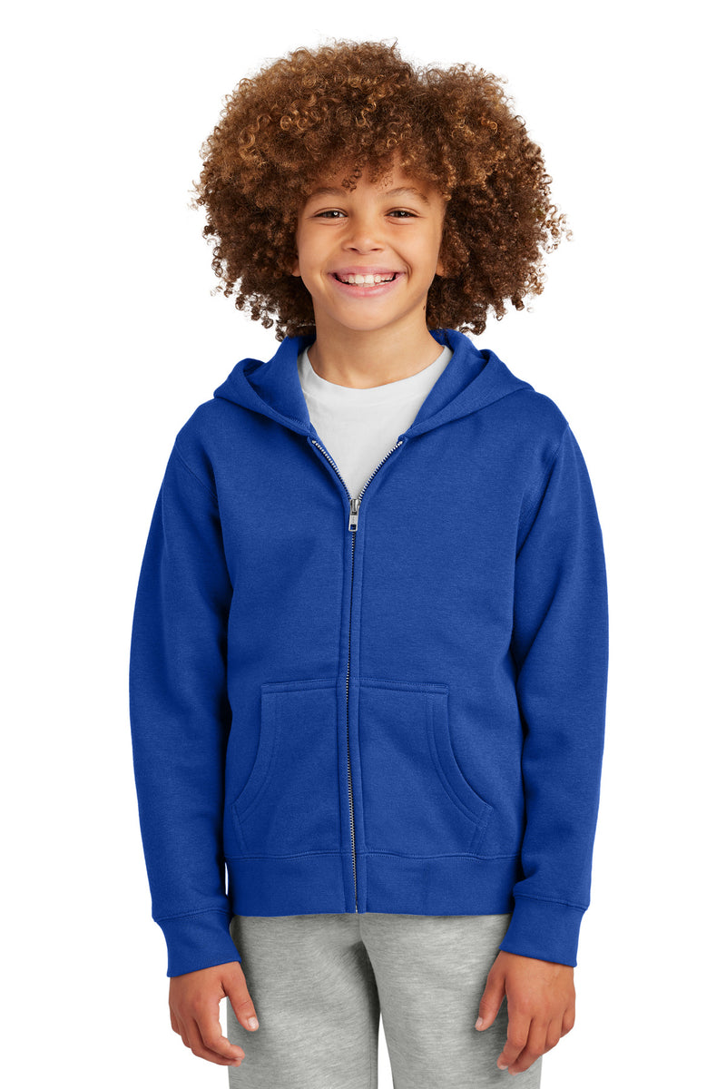 Load image into Gallery viewer, District Youth V.I.T. Fleece Full-Zip Hoodie DT6102Y
