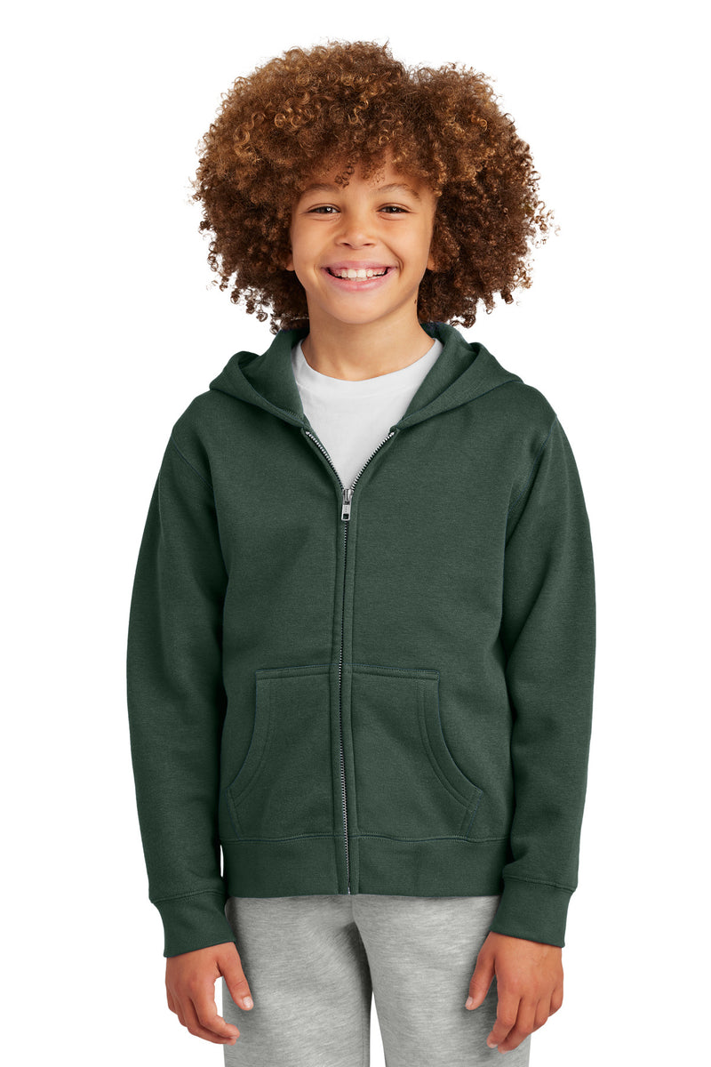 Load image into Gallery viewer, District Youth V.I.T. Fleece Full-Zip Hoodie DT6102Y
