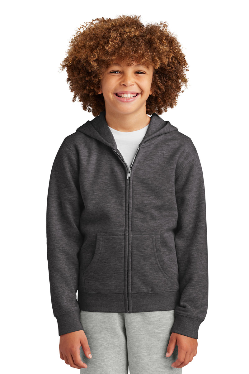 Load image into Gallery viewer, District Youth V.I.T. Fleece Full-Zip Hoodie DT6102Y
