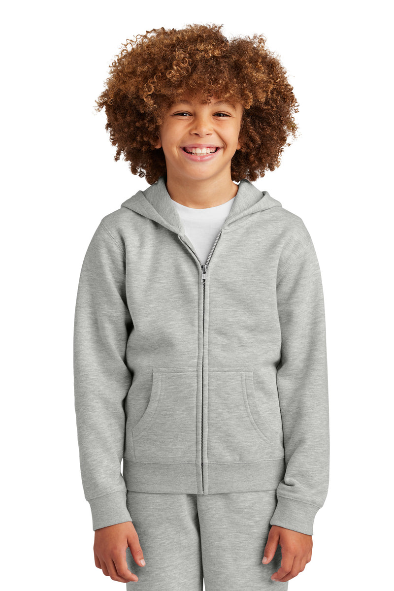 Load image into Gallery viewer, District Youth V.I.T. Fleece Full-Zip Hoodie DT6102Y
