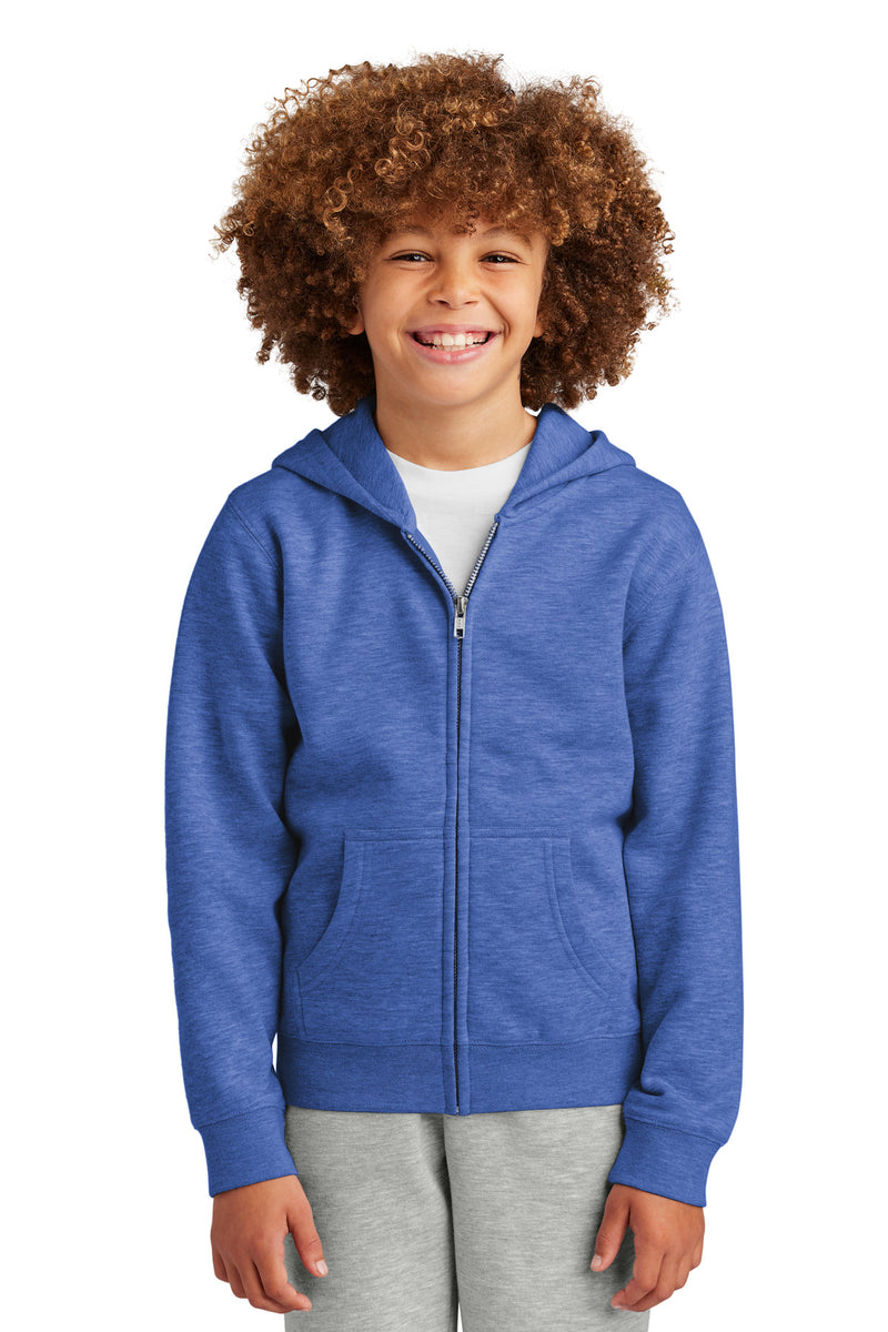 Load image into Gallery viewer, District Youth V.I.T. Fleece Full-Zip Hoodie DT6102Y
