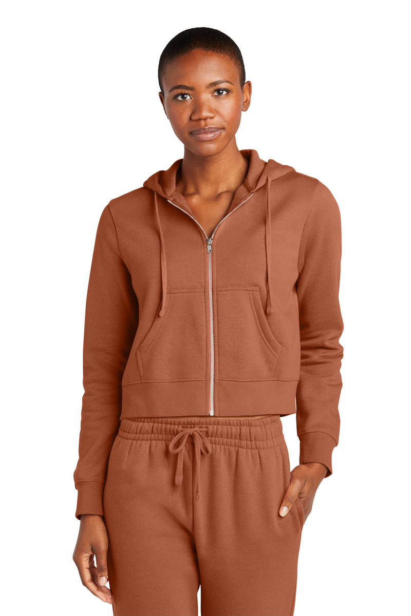 Load image into Gallery viewer, District Women&#39;s V.I.T. Fleece Full-Zip Hoodie DT6103
