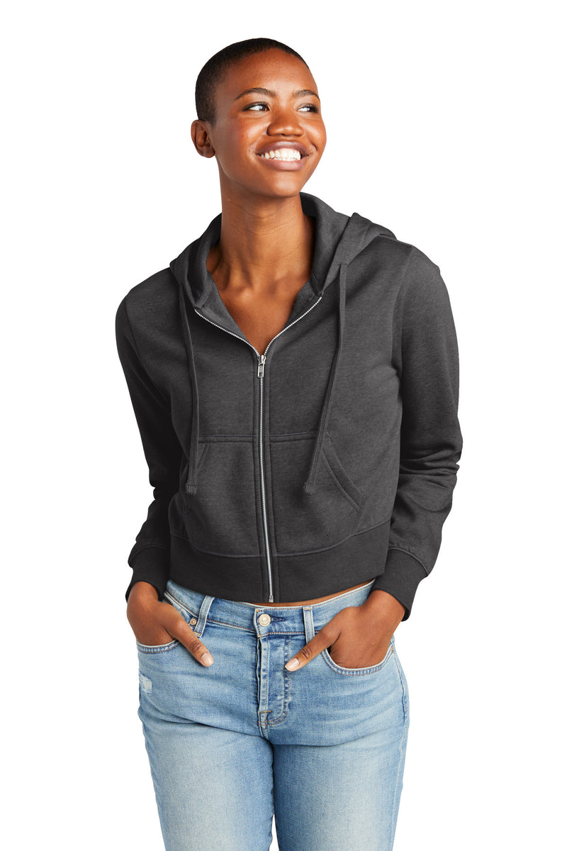 Load image into Gallery viewer, District Women&#39;s V.I.T. Fleece Full-Zip Hoodie DT6103
