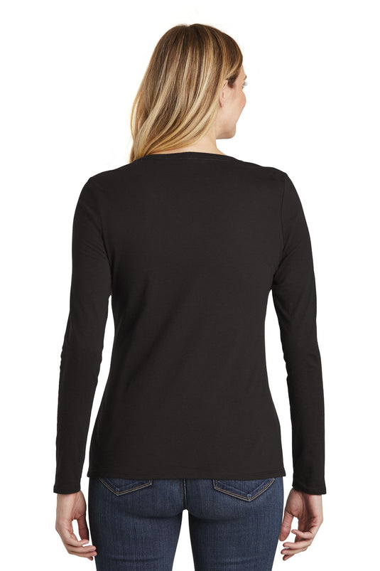 District  Women's Very Important Tee  Long Sleeve V-Neck. DT6201
