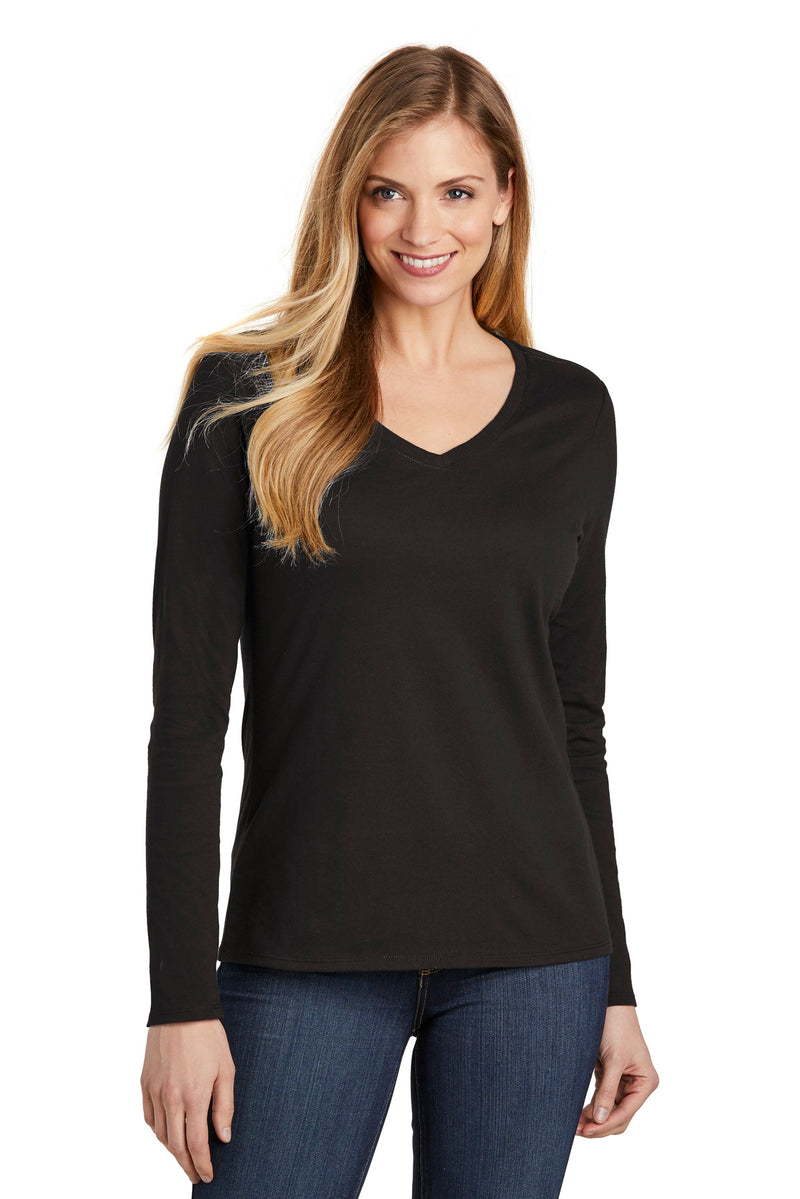 Load image into Gallery viewer, District  Women&#39;s Very Important Tee  Long Sleeve V-Neck. DT6201
