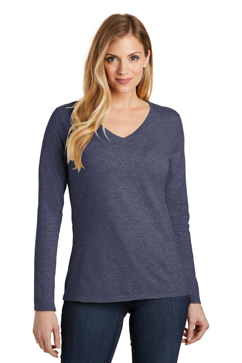 Load image into Gallery viewer, District  Women&#39;s Very Important Tee  Long Sleeve V-Neck. DT6201
