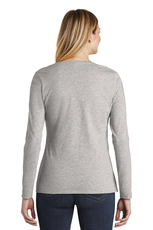 District  Women's Very Important Tee  Long Sleeve V-Neck. DT6201