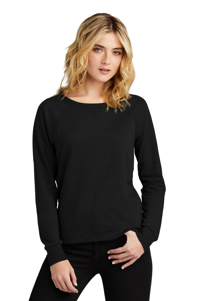 Load image into Gallery viewer, District Women&#39;s Featherweight French Terry Long Sleeve Crewneck DT672

