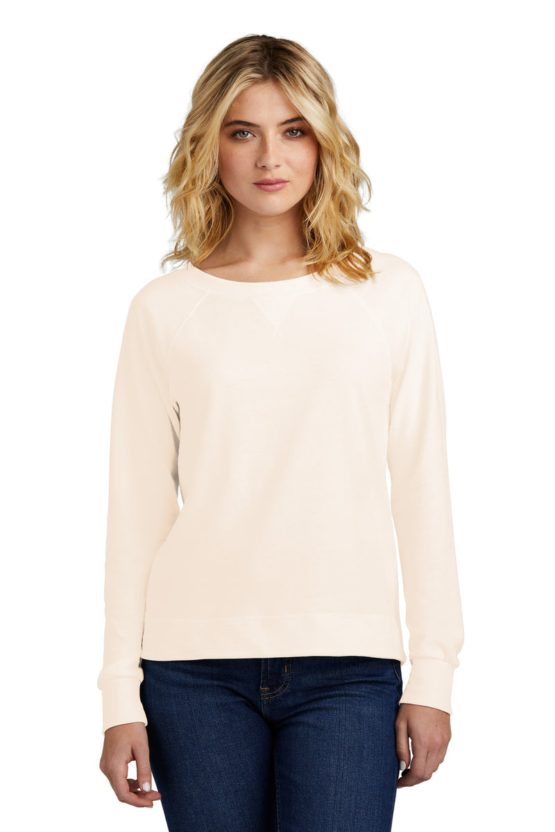 Load image into Gallery viewer, District Women&#39;s Featherweight French Terry Long Sleeve Crewneck DT672
