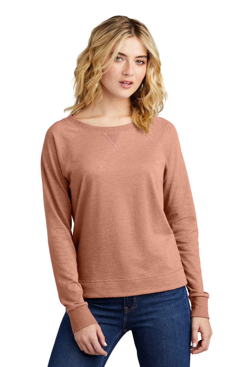 Load image into Gallery viewer, District Women&#39;s Featherweight French Terry Long Sleeve Crewneck DT672
