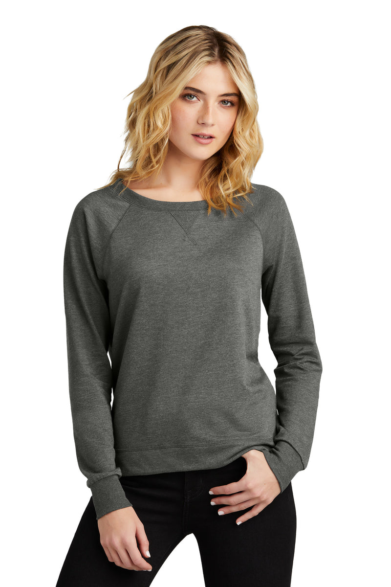 Load image into Gallery viewer, District Women&#39;s Featherweight French Terry Long Sleeve Crewneck DT672
