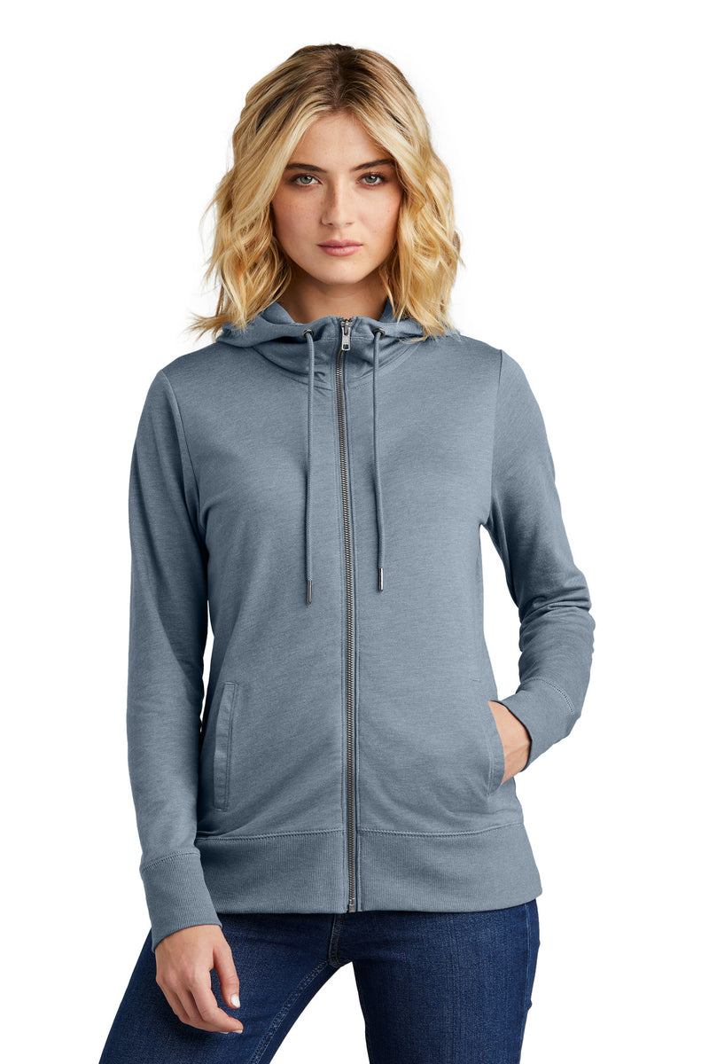 Load image into Gallery viewer, District Women&#39;s Featherweight French Terry Full-Zip Hoodie DT673
