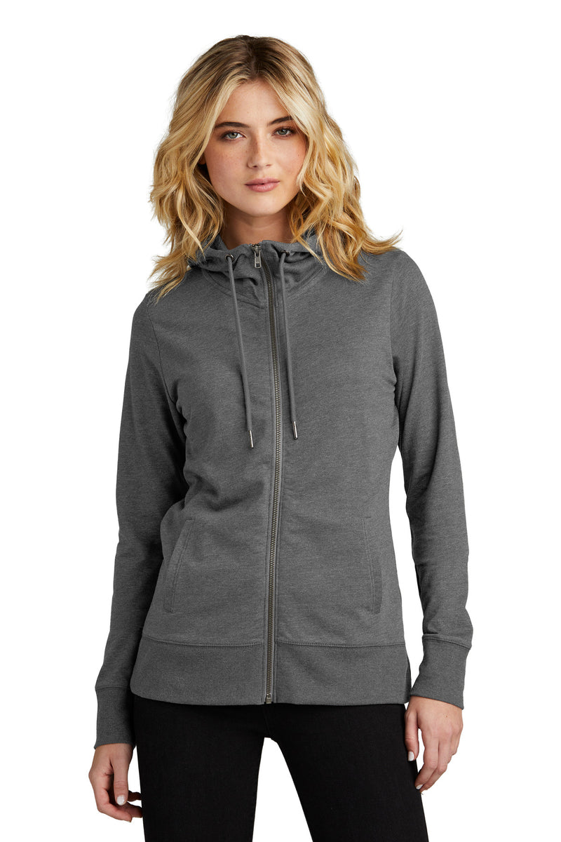 Load image into Gallery viewer, District Women&#39;s Featherweight French Terry Full-Zip Hoodie DT673
