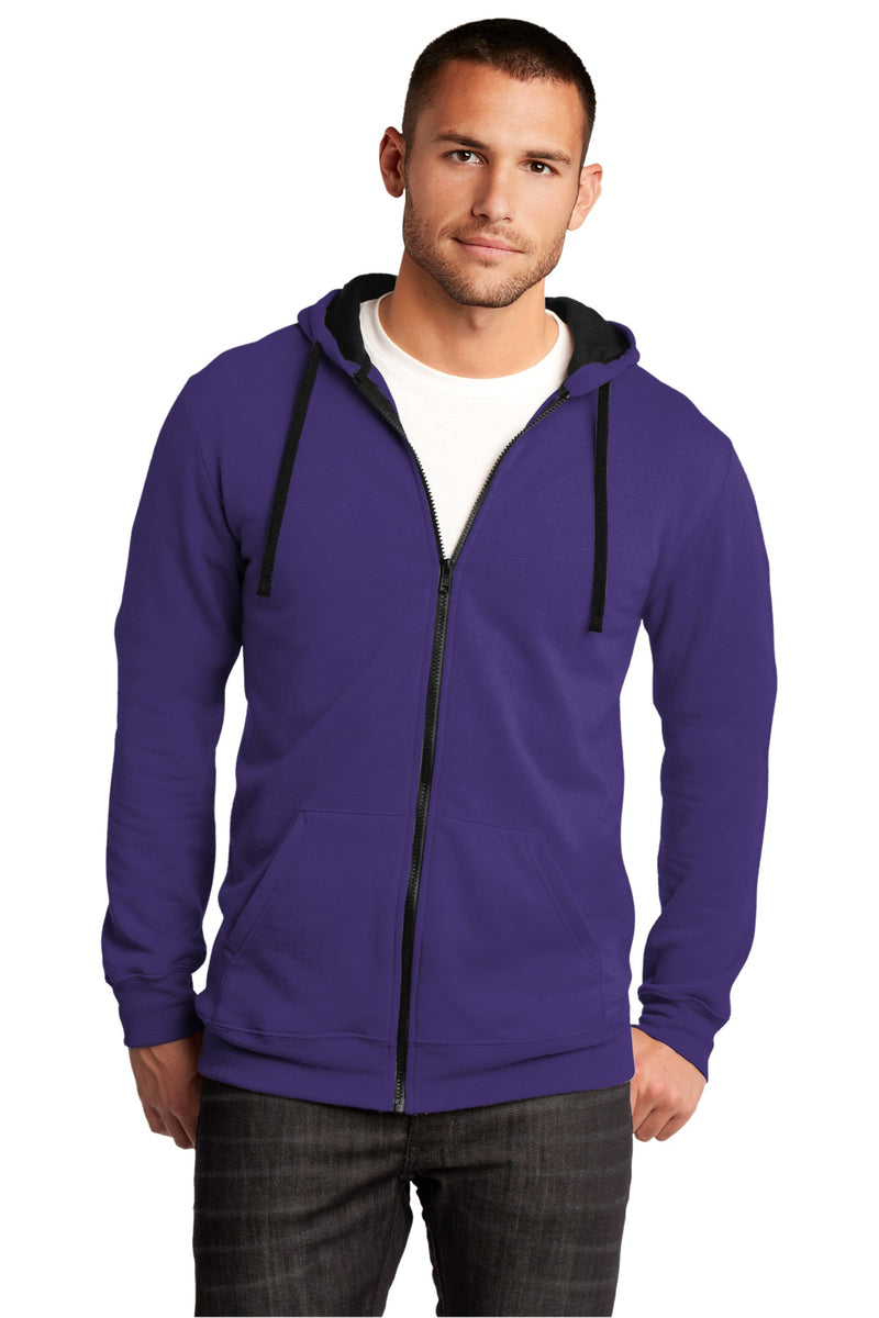 Load image into Gallery viewer, District The Concert Fleece Full-Zip Hoodie. DT800
