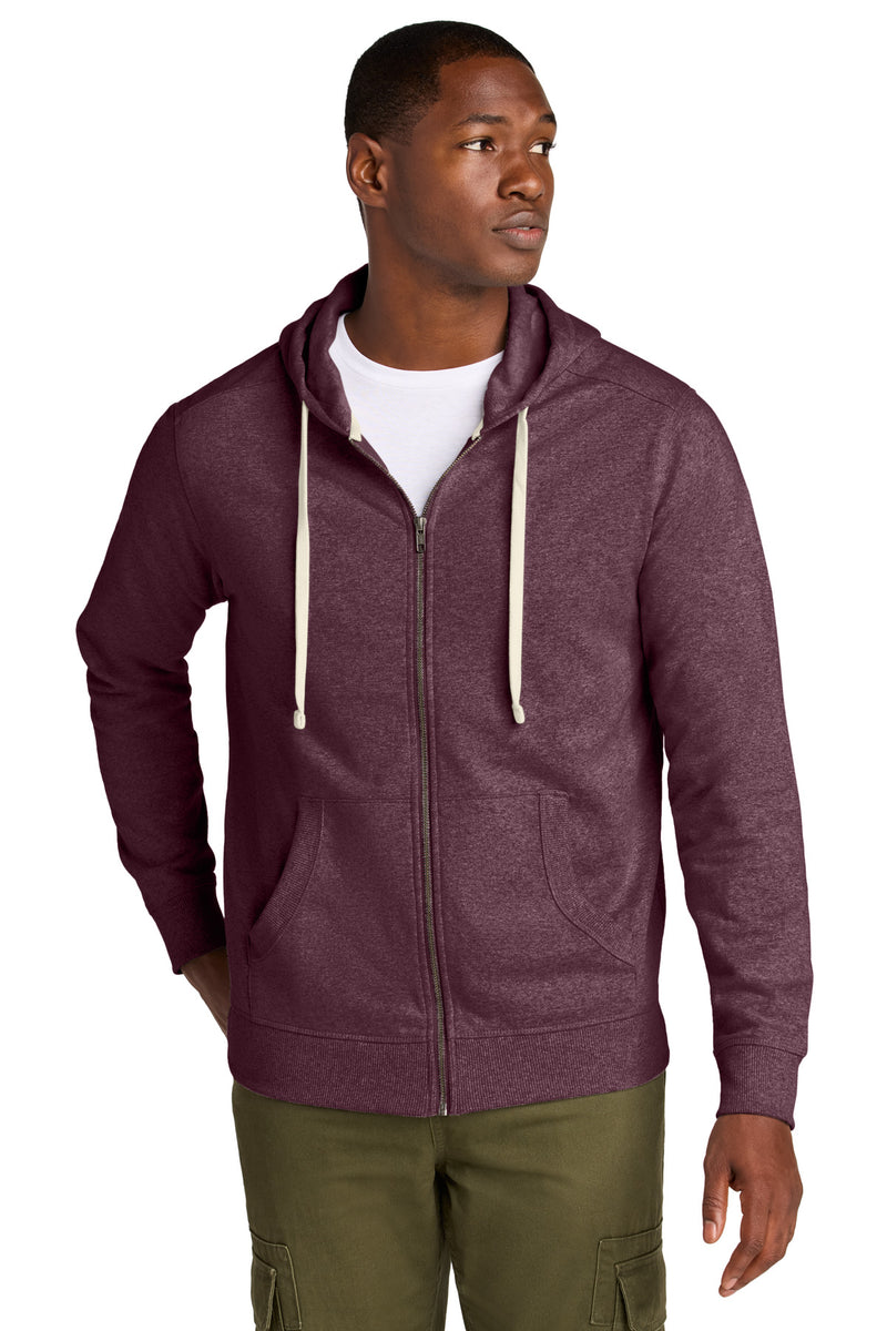 Load image into Gallery viewer, District Re-FleeceFull-Zip Hoodie DT8102
