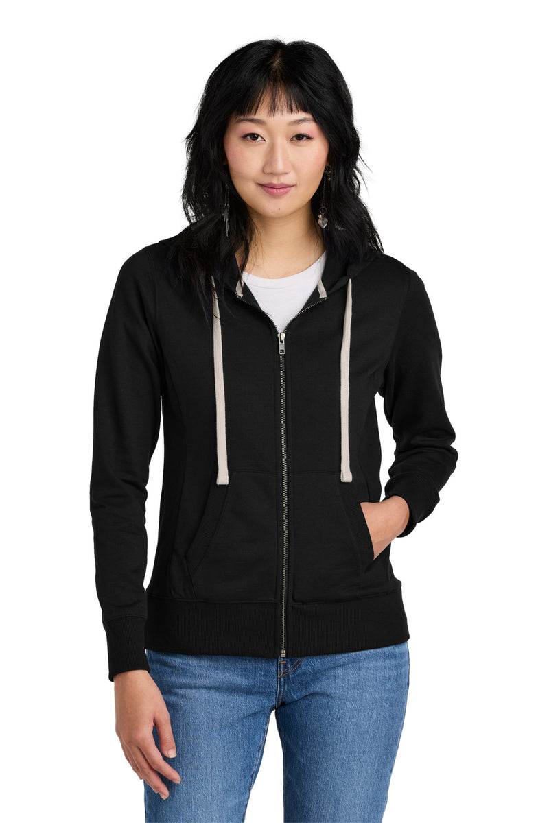 Load image into Gallery viewer, District Women&#39;s Re-FleeceFull-Zip Hoodie DT8103
