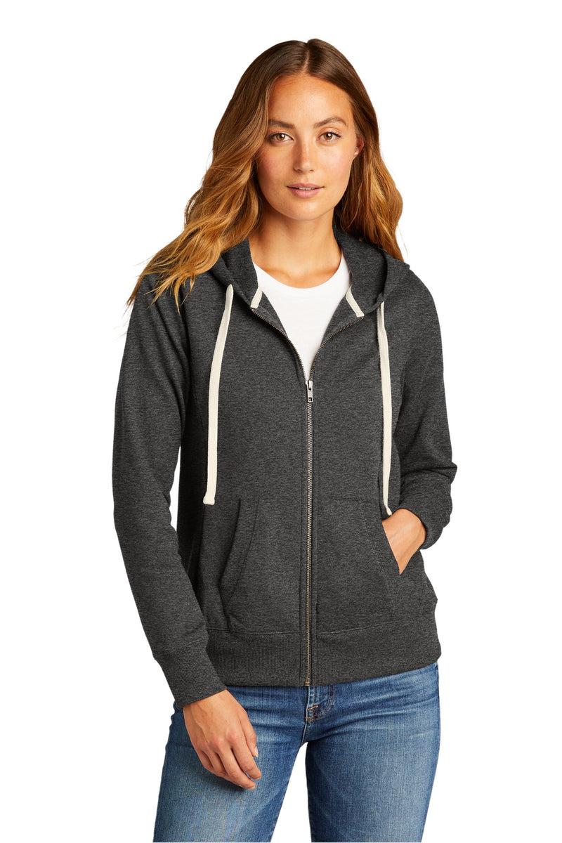Load image into Gallery viewer, District Women&#39;s Re-FleeceFull-Zip Hoodie DT8103
