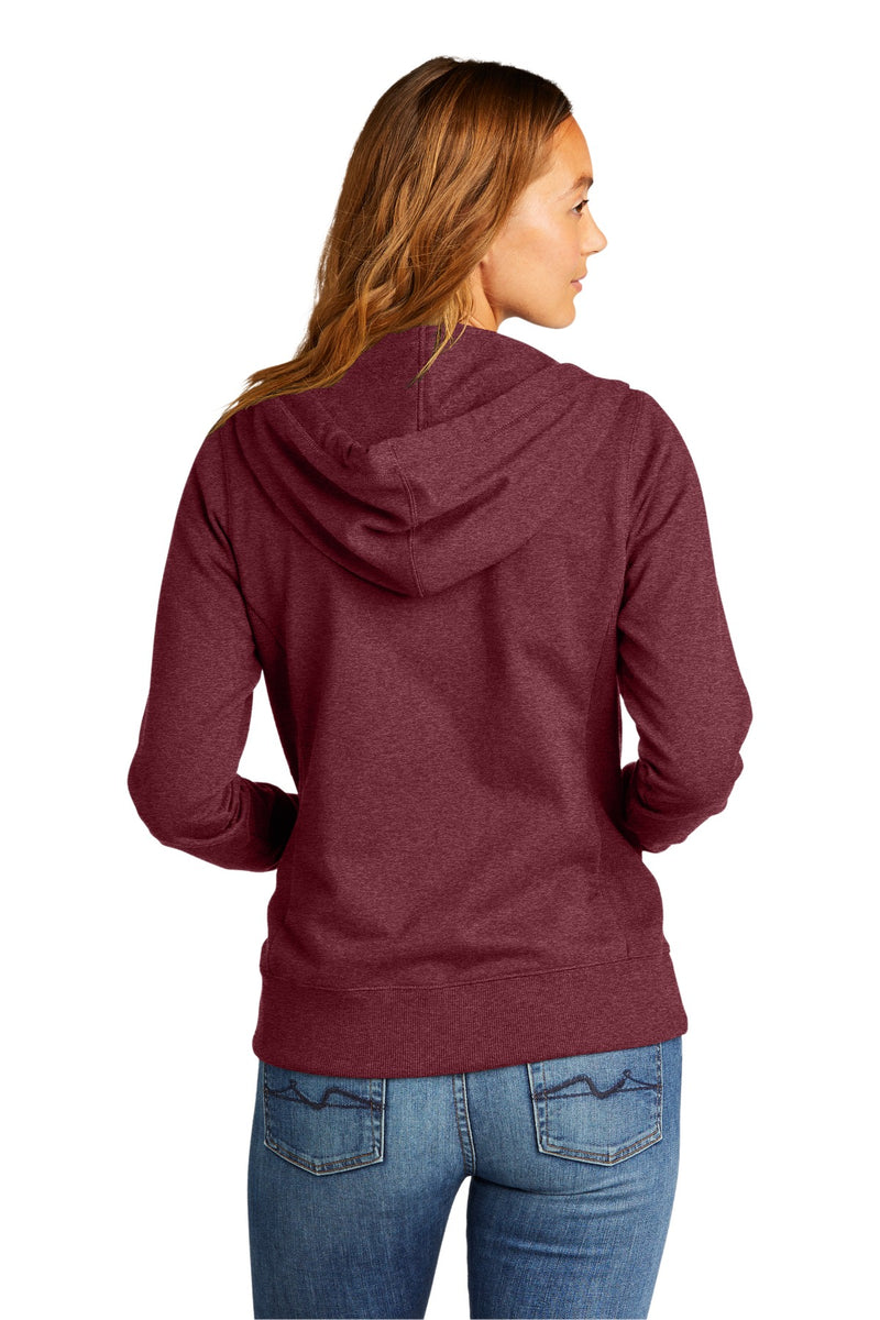 Load image into Gallery viewer, District Women&#39;s Re-FleeceFull-Zip Hoodie DT8103
