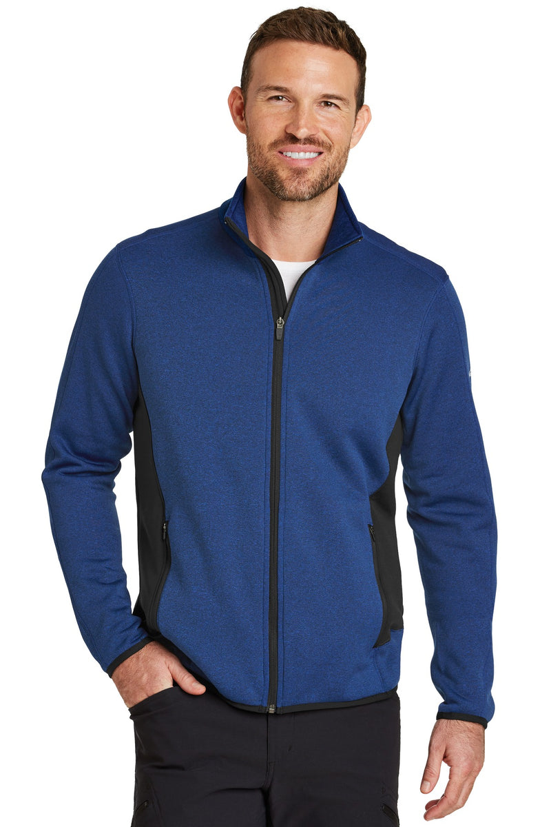 Load image into Gallery viewer, Eddie Bauer Full-Zip Heather Stretch Fleece Jacket. EB238
