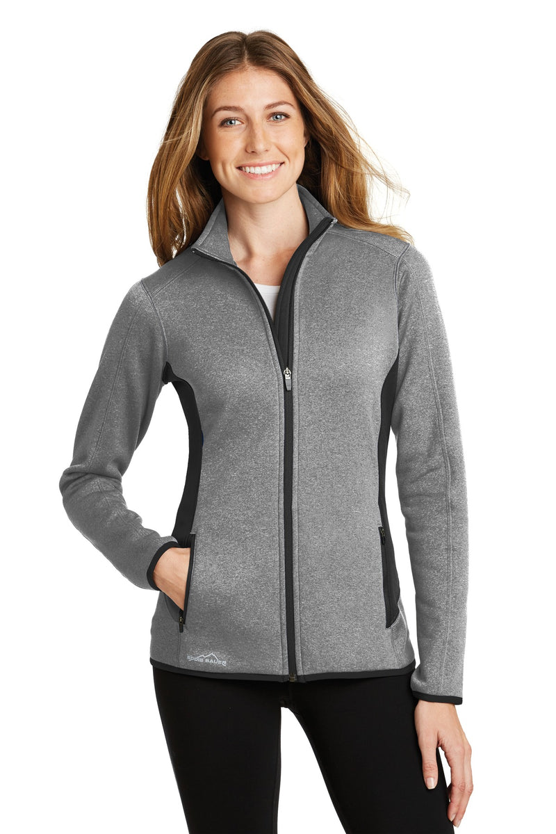 Load image into Gallery viewer, Eddie Bauer Women&#39;s Full-Zip Heather Stretch Fleece Jacket. EB239
