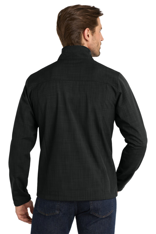 Eddie Bauer Shaded Crosshatch Soft Shell Jacket. EB532