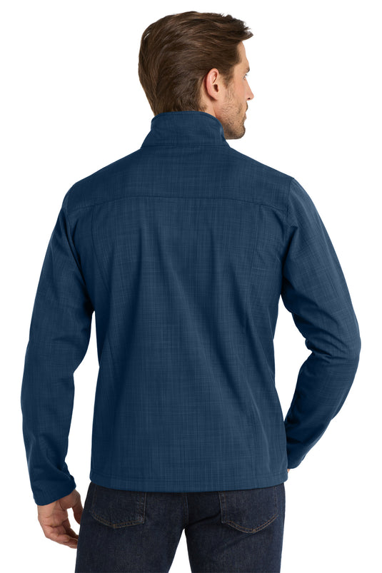 Eddie Bauer Shaded Crosshatch Soft Shell Jacket. EB532