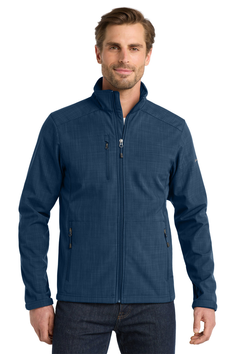 Load image into Gallery viewer, Eddie Bauer Shaded Crosshatch Soft Shell Jacket. EB532

